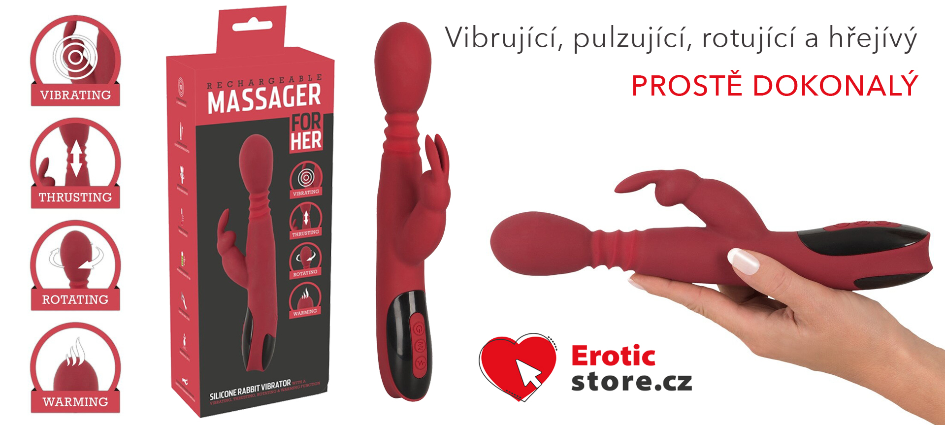 Multifunkční masážní hlavice