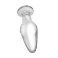 Skleněný anální kolík Glass Romance 43
