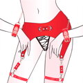 BDSM bondážní pás - podvazky - pouta