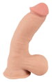 Dildo Nature skin s pohyblivou předkožkou