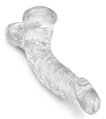 Realistické průhledné dildo 7,5”