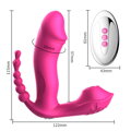 Panty vibrátor P/G/C spot stimulace s funkcí sání