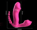 Panty vibrátor P/G/C spot stimulace s funkcí sání