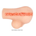 Masturbátor - Umělý anální otvor s varlaty