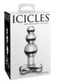 Skleněný anální kolík - Icicles No. 47