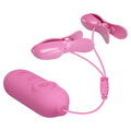 Vibrační, elektrostimulační svorky na bradavky PRETTY LOVE -NIPPLE CLIP