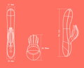 G-spot vibrátor se stimulací klitorisu