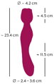 Rosenrot Thumping Wand Vibrator