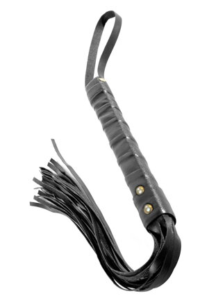 Kožený černý bičík Cat-O-Nine-Tails 63,5 cm