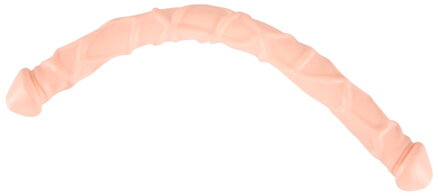 Dvojité dildo Natur Skin ve tvaru penisu