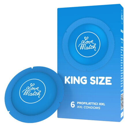 Kondomy Love Match King Size XXL - 6 ks