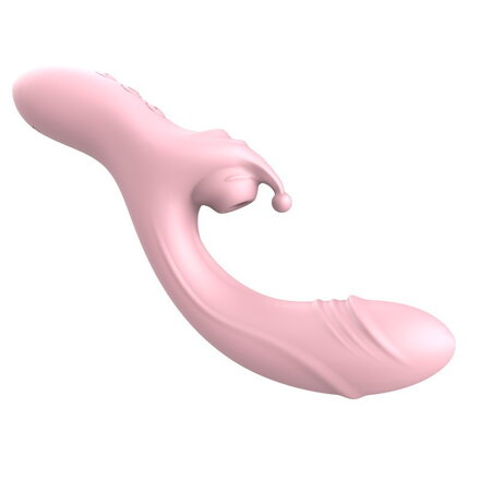 Dvojitý stimulátor klitorisu s G-spot vibrátorem