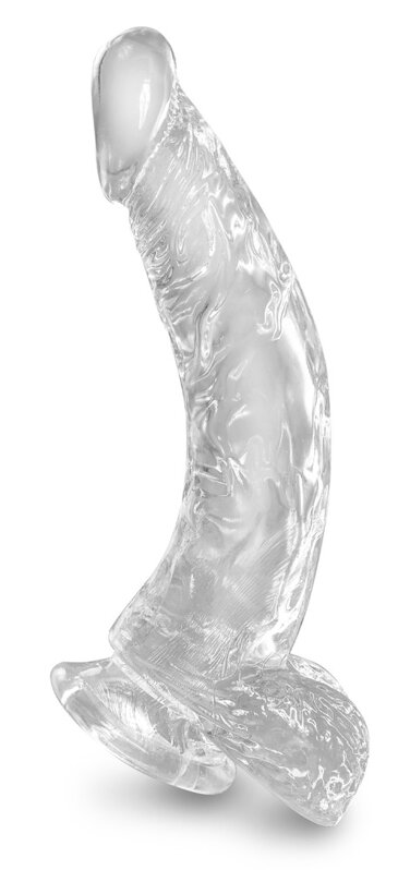 Realistické průhledné dildo 7,5” Realistické průhledné dildo 7,5”