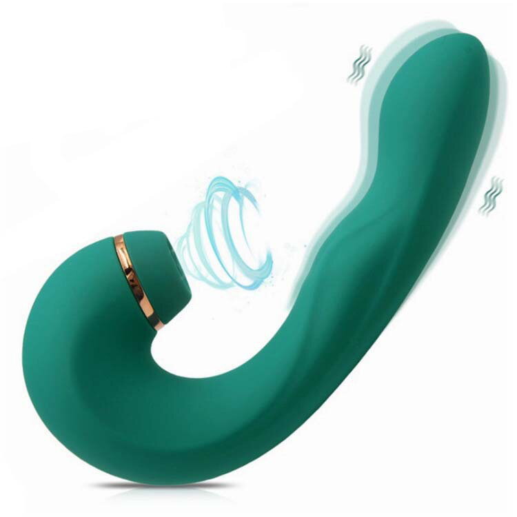 G-spot vibrátor se sacím stimulátorem klitorisu