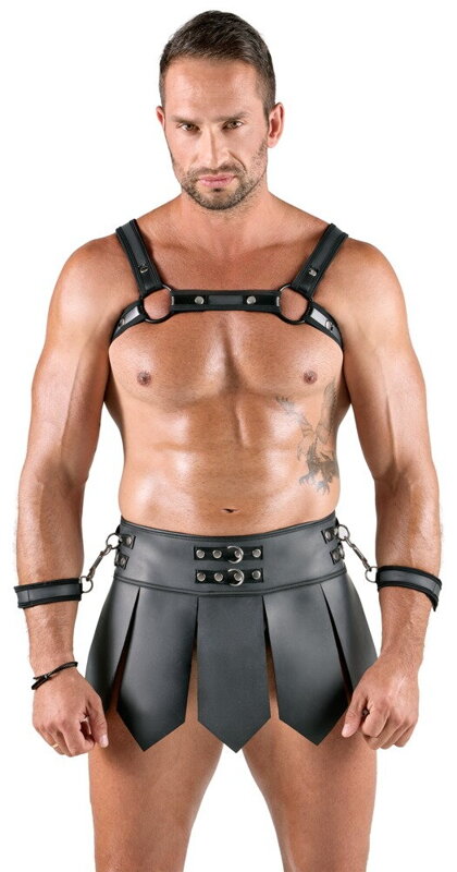 Gladiátor Skirt & Chest Harness Set od Svenjoyment Gladiátor Skirt & Chest Harness Set od Svenjoyment